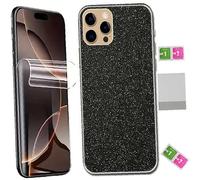AILIKA Surface arrière brillante Noir effet bijou avec film protecteur écran hydrogel affichage préservé Compatible avec Xiaomi Poco M8 Pro 5G