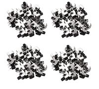 ailill 80 boutons momentanés à angle droit tactile tactile 6 x 6 mm x 8 mm