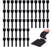 Aililong Desk-Cable Management - 50 pièces Organiseur de câbles Noirs (Autocollant + réutilisable), Ultra-adhésion pour Bureau, Maison, Produits électroniques