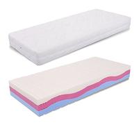 AILIME SRL Matelas Lupin III multionde Simple 80 x 190 Memory, Gel waterfoam Hauteur 22 cm Revêtement Bayscent déhoussable