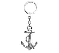 AiliStar AiiStar Porte-clés ancre en argent avec anneau pour sacs à dos et bagages