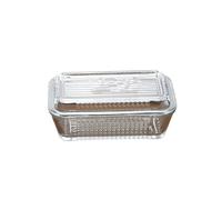 AILIUXIAOYAN Beurriers Beurrier avec couvercle en verre transparent, récipient de rangement polyvalent for la cuisine