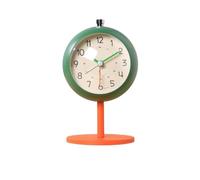 AILIUXIAOYAN Réveil Réveil spécial for étudiants, réveil des Dieux, Chevet, Chambre à Coucher, lycée, Horloge de Bureau(Green)