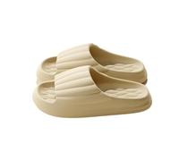 AILIUXIAOYAN Sandales Chaussons d'intérieur confortables en EVA à semelle épaisse for hommes et femmes-Chaussons d'été Chaussons pour femme(Khaki,36 EU)