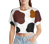 AILLOSA Débardeur sans manches dos nageur à col rond et manches courtes pour femme, Yh-144, M