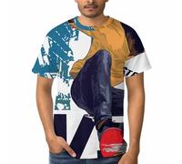 AILLOSA T-shirts pour homme et femme Imprimé Motif 3D Taille T-shirt S à 4XL, Th-169, XXXL