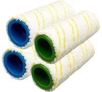 AiLomey Rouleaux pour Karcher Nettoyeur de sols FC7 FC5 FC3, Brosse pour Kärcher EWM 2 Sans Fil (4 Jaune)