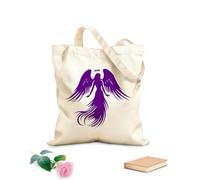 AILOONG assortiment de silhouettes d'anges Sac cadeau pour bouteille de vin en toile tissu épais de 340g/m² S'accorde avec les vêtements