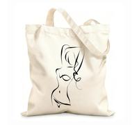 AILOONG attrait abstrait Fille Adolescente Bikini Mode Cabane en toile tissu épais de 12 oz Remplace le cartable 35x40cm Grand