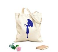 AILOONG Belle fille avec parapluie romantique Cabane en toile écrue tissu épais de 340g/m² Utilise comme sac à outils