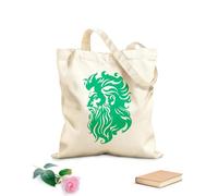 AILOONG Cabane à bandoulière en sangle Aqua Monarch Poséidon dieux ic emblème en 80 mots souveraineté maritime l'ic de Poséidon émerge tissu épais de 340g/m² Sac à dessin