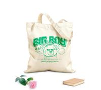 AILOONG Cabane à bandoulière en sangle Création d'un slogan typographique pour homme avec une peluche ours dans le style graffiti street art. tissu épais de 340g/m² Sac à dessin