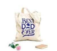 AILOONG Cabane à bandoulière en sangle Des illustrations typographiques pour la fête des pères peuvent être utilisées pour représenter le meilleur papa du monde. tissu épais de 340g/m² Sac à dessin