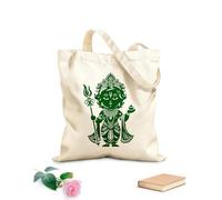 AILOONG Cabane à bandoulière en sangle Silhouette béate du bébé Krishna dans une danse mythique tissu épais de 340g/m² Sac à dessin