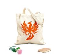 AILOONG Cabane à bandoulière en sangle silhouette de phénix audacieuse tissu épais de 340g/m² Sac à dessin