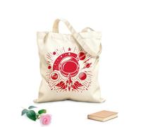 AILOONG Cabane à bandoulière en sangle tissu épais de 340g/m² casque d'astronaute spatial, fusée, planètes, étoiles et éléments cosmiques dans un style Sac à dessin