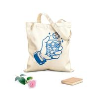 AILOONG Cabane à bandoulière en sangle tissu épais de 340g/m² Client du bar tenant un verre contenant une boisson alcoolisée et des glaçons Sac à dessin