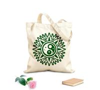 AILOONG Cabane à bandoulière en sangle une icône de style solide représentant le symbole de l'harmonie tissu épais de 340g/m² Sac à dessin