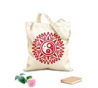 AILOONG Cabane à bandoulière en sangle une icône de style solide représentant le symbole de l'harmonie tissu épais de 340g/m² Sac à dessin