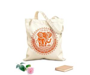 AILOONG Cabane à bandoulière en sangle une puissante représentation stylisée d'un éléphant dans une scène historique ou cérémonielle tissu épais de 340g/m² Sac à dessin