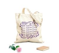 AILOONG Cabane à bandoulière en sangle Une typographie de style doodle représentant la meilleure maman du monde peut être utilisée. tissu épais de 340g/m² Sac à dessin