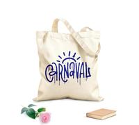 AILOONG Cabane à poignée plate carnaval en style graffiti urbain, lettrage manuscrit à la bombe aérosol, carnaval tissu épais de 340g/m² Remplace le cartable