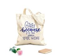 AILOONG Cabane à poignée plate du café parce qu'il est trop tôt tissu épais de 340g/m² Remplace le cartable