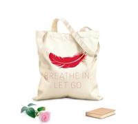 AILOONG Cabane à poignée plate Inspirez, lâchez prise, plume tissu épais de 340g/m² Remplace le cartable