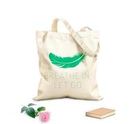 AILOONG Cabane à poignée plate Inspirez, lâchez prise, plume tissu épais de 340g/m² Remplace le cartable