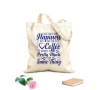 AILOONG Cabane à poignée plate On ne peut pas acheter le bonheur, mais on peut acheter du café, ce qui revient au même. tissu épais de 340g/m² Remplace le cartable