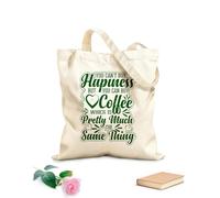 AILOONG Cabane à poignée plate On ne peut pas acheter le bonheur, mais on peut acheter du café, ce qui revient au même. tissu épais de 340g/m² Remplace le cartable