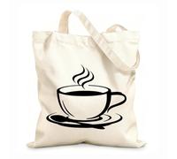 AILOONG Cabane en toile Cup Coffee House Original Taste Cafe Kitchen tissu épais de 12 oz Remplace le cartable 25x30cm Petit