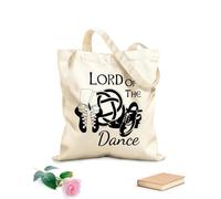 AILOONG Cabane en toile écrue Danse irlandaise, citation sur l'Irlande, danse celtique, ghillies tissu épais de 12 oz Utilise comme sac à outils 31x36cm Moyen