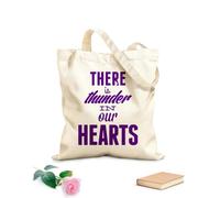 AILOONG Cabane en toile écrue Les citations et les mots inspirent. Il y a du tonnerre dans nos cœurs. tissu épais de 340g/m² Utilise comme sac à outils