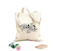 AILOONG Cabane en toile écrue Sciences École Salle de ucation Laboratoire Scientifique Mots tissu épais de 12 oz Utilise comme sac à outils 31x36cm Moyen