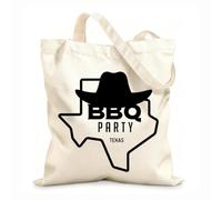 AILOONG Cabane en toile écrue Texas Grill Bar Diner Snack Restaurant Café tissu épais de 12 oz Utilise comme sac à outils 25x30cm Petit