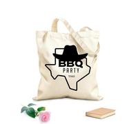 AILOONG Cabane en toile écrue Texas Grill Bar Diner Snack Restaurant Café tissu épais de 12 oz Utilise comme sac à outils 31x36cm Moyen