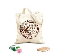 AILOONG Cabane en toile écrue Voyages, vacances d'été, tourisme tissu épais de 340g/m² Utilise comme sac à outils