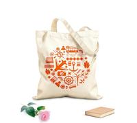 AILOONG Cabane en toile écrue Voyages, vacances d'été, tourisme tissu épais de 340g/m² Utilise comme sac à outils