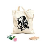 AILOONG Cabane en toile Ganesh, dieu indien et éléphant, est un symbole de l'hindouisme. tissu épais de 12 oz Remplace le cartable 25x30cm Petit