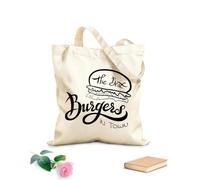 AILOONG Cabane en toile Meilleures idées de café-restaurant de restauration rapide en ville tissu épais de 12 oz Remplace le cartable 31x36cm Moyen