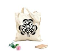 AILOONG Cabane en toile Ornement celtique Trèfle Irlande Trèfle irlandais tissu épais de 12 oz Remplace le cartable 31x36cm Moyen