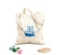 AILOONG Cabane réutilisable Bateau de pêche Yacht Poisson Océan Mer tissu épais de 340g/m² Slogan personnalisable