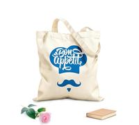 AILOONG Cabane réutilisable Bon Appétit Chef Cuisinier tissu épais de 340g/m² Slogan personnalisable