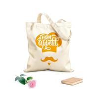 AILOONG Cabane réutilisable Bon Appétit Chef Cuisinier tissu épais de 340g/m² Slogan personnalisable