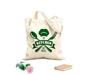 AILOONG Cabane réutilisable Devise du chef : Ma cuisine, mes règles tissu épais de 340g/m² Slogan personnalisable