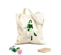 AILOONG Cabane réutilisable Femme parisienne belle café cigarette tissu épais de 340g/m² Slogan personnalisable