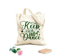 AILOONG Cabane réutilisable Gardez votre calme et dansez ! Phrase de Dancing School tissu épais de 340g/m² Slogan personnalisable