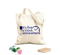 AILOONG Cabane réutilisable Il est cinq heures quelque part. tissu épais de 340g/m² Slogan personnalisable