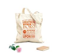 AILOONG Cabane réutilisable N'ayez pas peur de la grandeur. Certains l'atteignent, d'autres se la voient imposer. William Shakespeare tissu épais de 340g/m² Slogan personnalisable